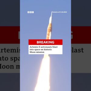 And that's blast off! #artemisii  #nasa  #bbcnews