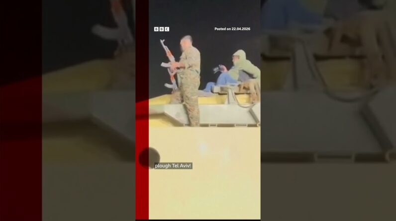 Pro-military parade in Tehran as ceasefire extension reported. #US #Iran #Tehran #BBCNews