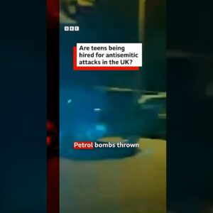 Are teens being hired for antisemitic attacks in the UK? #BBCNews