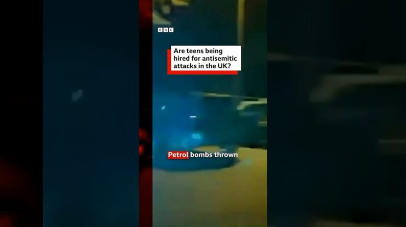 Are teens being hired for antisemitic attacks in the UK? #BBCNews