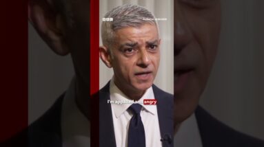 London Mayor Sadiq Khan has said he is "appalled and angry" after Jewish men were stabbed. #BBCNews