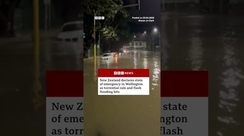 New Zealand declares state of emergency in Wellington as floods hit. #Wellington #Floods #BBCNews