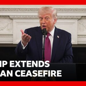 Donald Trump says he will extend Iran ceasefire until negotiations conclude | BBC News