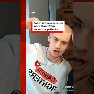 Polish influencer raises more than £50m for cancer patients. #Latwogang #Charity #BBCNews