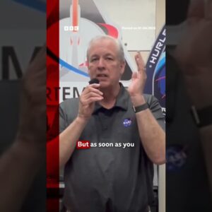 Do astronauts get taller being in space? #Astronauts #ArtemisII #BBCNews