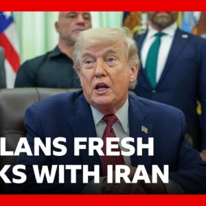 Donald Trump says US plans fresh talks with Iran from Monday | BBC News