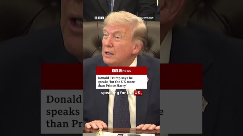 Donald Trump says he speaks "for the UK more than Prince Harry". #DonaldTrump #PrinceHarry #BBCNews