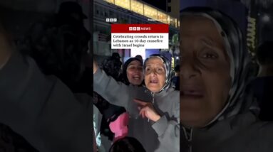 A 10-day ceasefire between Israel and Lebanon has begun, with celebrations in Sidon. #BBCNews