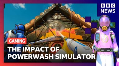 'People say PowerWash Simulator helped them get through cancer treatment', says CEO | BBC News