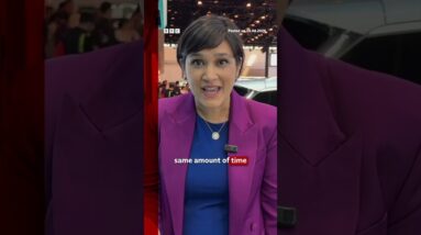 China's EV advancements on full display at the Beijing Auto Show. #BBCNews