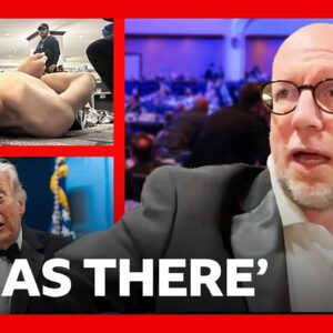 I was at the White House correspondents' dinner shooting - here’s what happened | BBC News