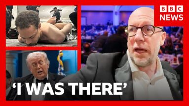 I was at the White House correspondents' dinner shooting - here’s what happened | BBC News