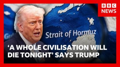 Trump warns "a whole civilisation will die tonight" unless Iran reaches a deal | BBC News