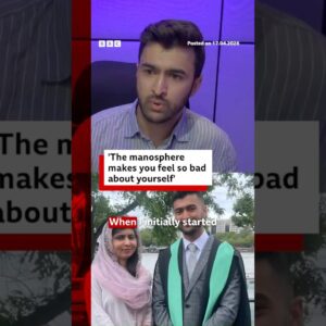 Malala's brother Khushal Yousafzai said he was left "vulnerable" to the manosphere". #BBCNews