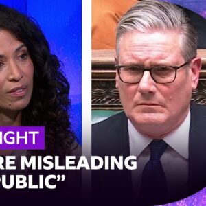 "You're misleading the public" | Epstein survivor criticises Keir Starmer over Mandelson