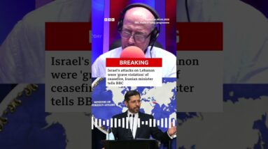 Iran minister: Israel's attacks on Lebanon were a "grave violation" of ceasefire. #BBCNews
