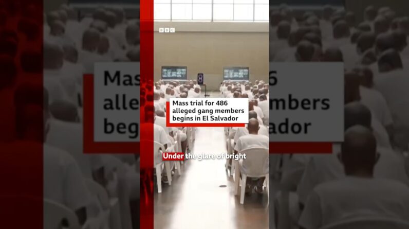 A mass trial of 486 suspected MS-13 gang members has begun in El Salvador. #BBCNews