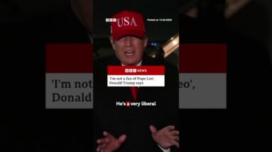 Donald Trump attacks Pope over criticism of Iran war. #Trump #PopeLeo #BBCNews