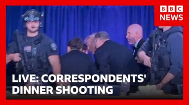 LIVE: White House correspondents' dinner shooting | BBC News