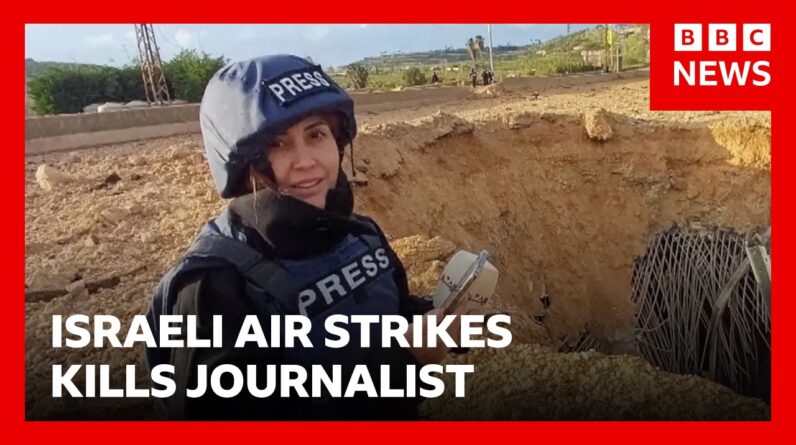 Lebanon accuses Israel of targeting journalist killed in air strike | BBC News