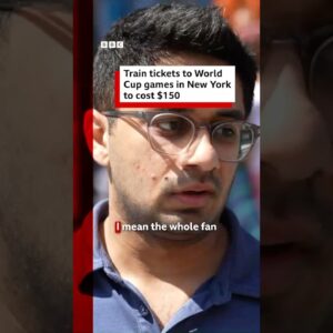 There are no concession prices for the trip to the New York World Cup stadium. #USNews #BBCNews