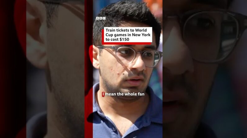 There are no concession prices for the trip to the New York World Cup stadium. #USNews #BBCNews