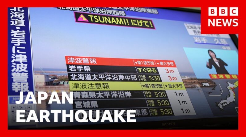 Second, bigger tsunami may hit after earthquake off north-east coast, Japan says | BBC News