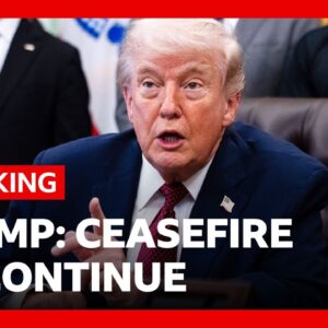 US President Trump announces extension to Iran ceasefire and continuation of blockade | BBC News