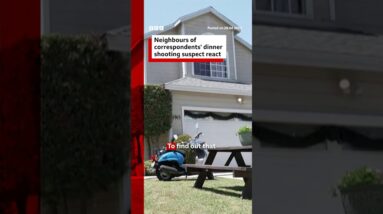 Neighbours of correspondents' dinner shooting suspect react. #BBCNews
