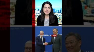 Tim Cook is stepping down from Apple's top job after 15 years of leading the firm. #BBCNews