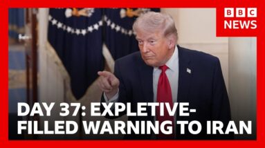 Trump issues a new warning hours after a second US airman is rescued from inside Iran | BBC News
