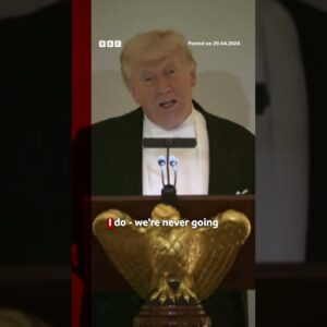 US President Donald Trump says King Charles ‘agrees’ Iran must never have nuclear weapon. #BBCNews