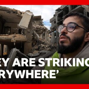 Paramedics in Lebanon speak to BBC after Israeli strikes | BBC News