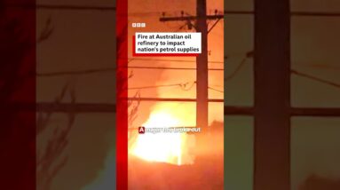 Australian's petrol supplies impacted by 'unprecedented' fire at oil refinery. #BBCNews