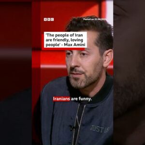 'The people of Iran are friendly, loving people,’ says comedian Max Amini. #BBCNews