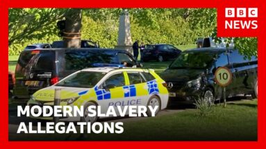Religious group members questioned over modern slavery | BBC News