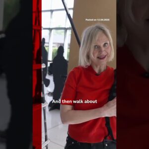 Artemis crew take on obstacle course after return to Earth. #ArtemisII #BBCNews