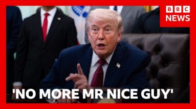 Trump threatens Iran's infrastructure as US team heads to Pakistan for talks | BBC News