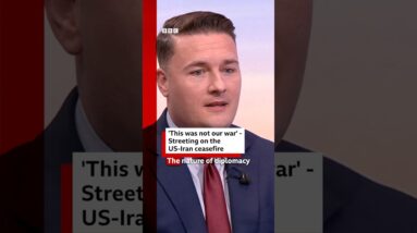 Streeting says its "disappointing" talks to end the US-Israel war with Iran had ended. #BBCNews
