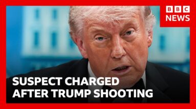 Shooting suspect charged after attempted Trump assassination | BBC News