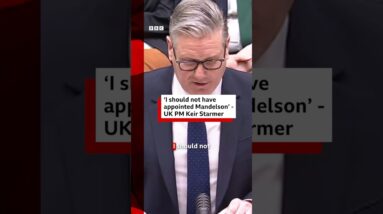 'I should not have appointed Mandelson', says UK PM Keir Starmer. #UK #BBCNews
