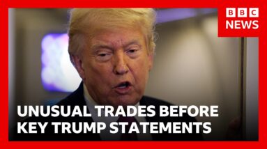 The insider trading suspicions looming over Trump's presidency | BBC News