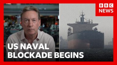 The US blockade on Iran's ports explained | BBC News