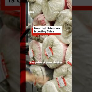 The US-Iran war is putting pressure on China's economy. #China #BBCNews