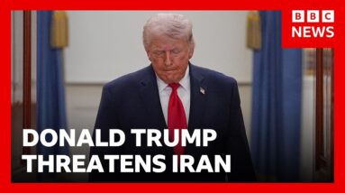 Trump threatens Iranian infrastructure over Strait of Hormuz | BBC News