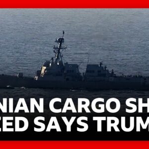 Trump:  US has seized Iranian cargo ship on eve of peace talks | BBC News