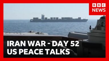 US attacks and seizes Iranian vessel ahead of peace talks | BBC News