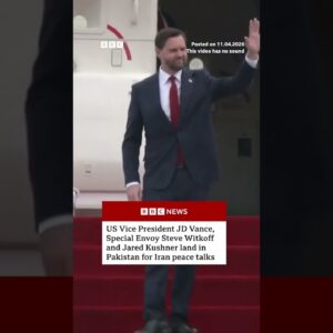 Iranian and US negotiators arrive in Pakistan ahead of peace talks. #Iran #US #BBCNews