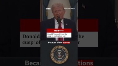 US on ‘the cusp’ of ending Iran war, says President Donald Trump. #BBCNews