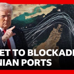 US prepares to blockade the Strait of Hormuz | BBC News